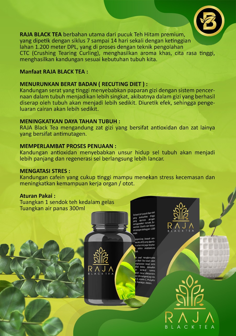 raja black tea pt bisa