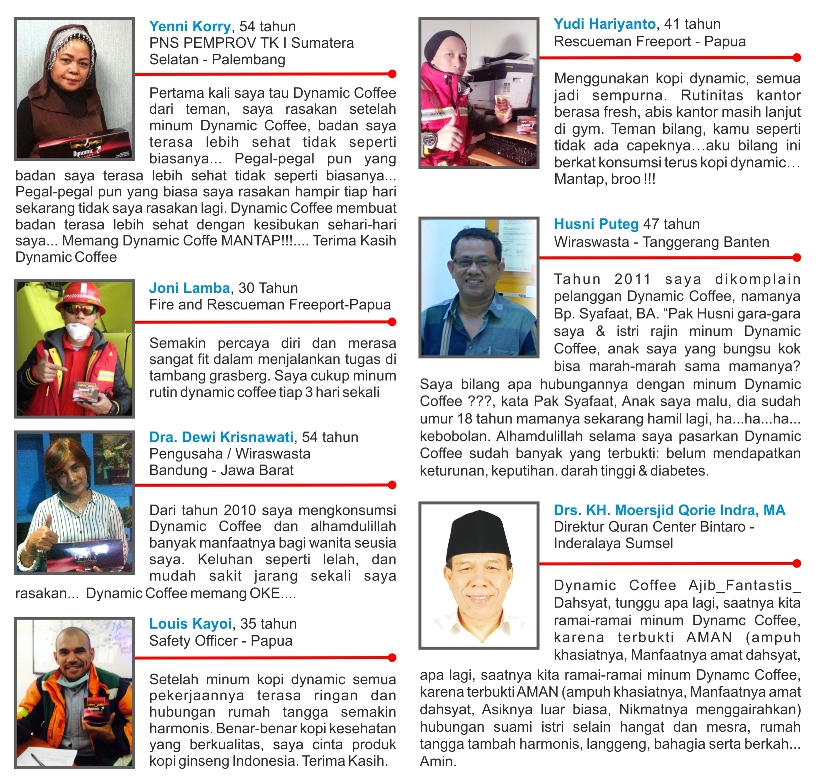 harga coffee dynamic